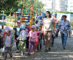 Плановая пожарная эвакуация в детском саду