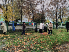 Месячник по уборке территории детского сада